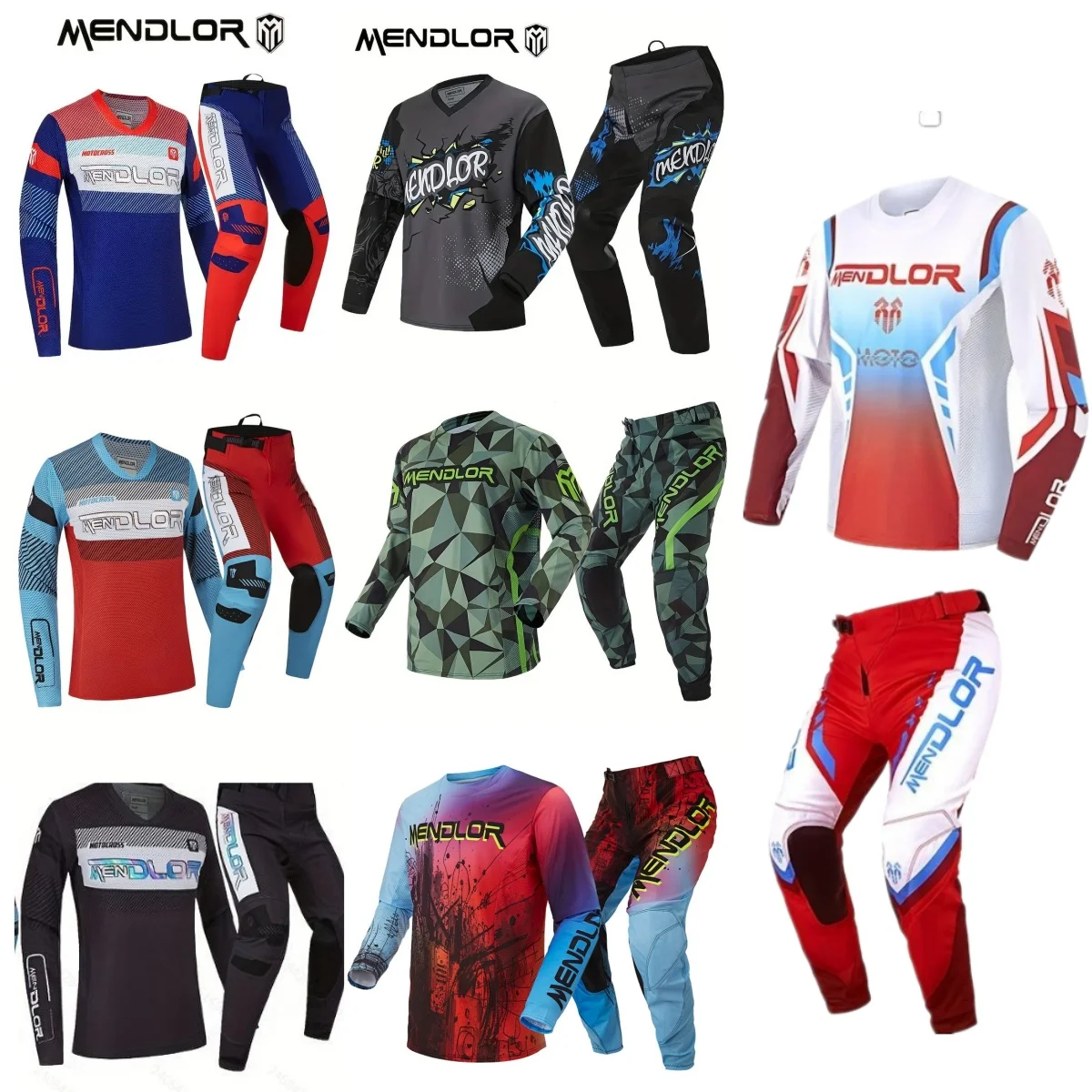 Racing Style MX Jersey and Pants Combo Motocross Offroad Racing Suit Endurance Gear Combination for Racers
Racing Style MX Jersey and Pants Combo Motocross Offroad Racing Suit Endurance Gear Combination for Racers