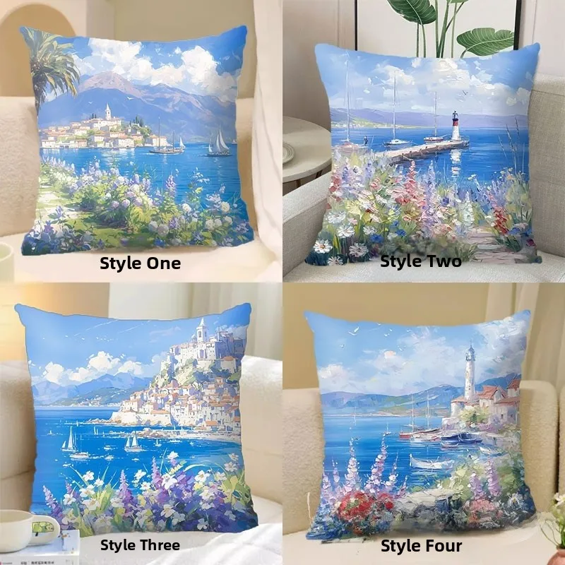 Handmade Cross Stitch Pillow Cover Beachscape Living Room Cuion High End Home Use Cotton Fabric Simple Modern Sle
Handmade Cross Stitch Pillow Cover Beachscape Living Room Cuion High End Home Use Cotton Fabric Simple Modern Sle