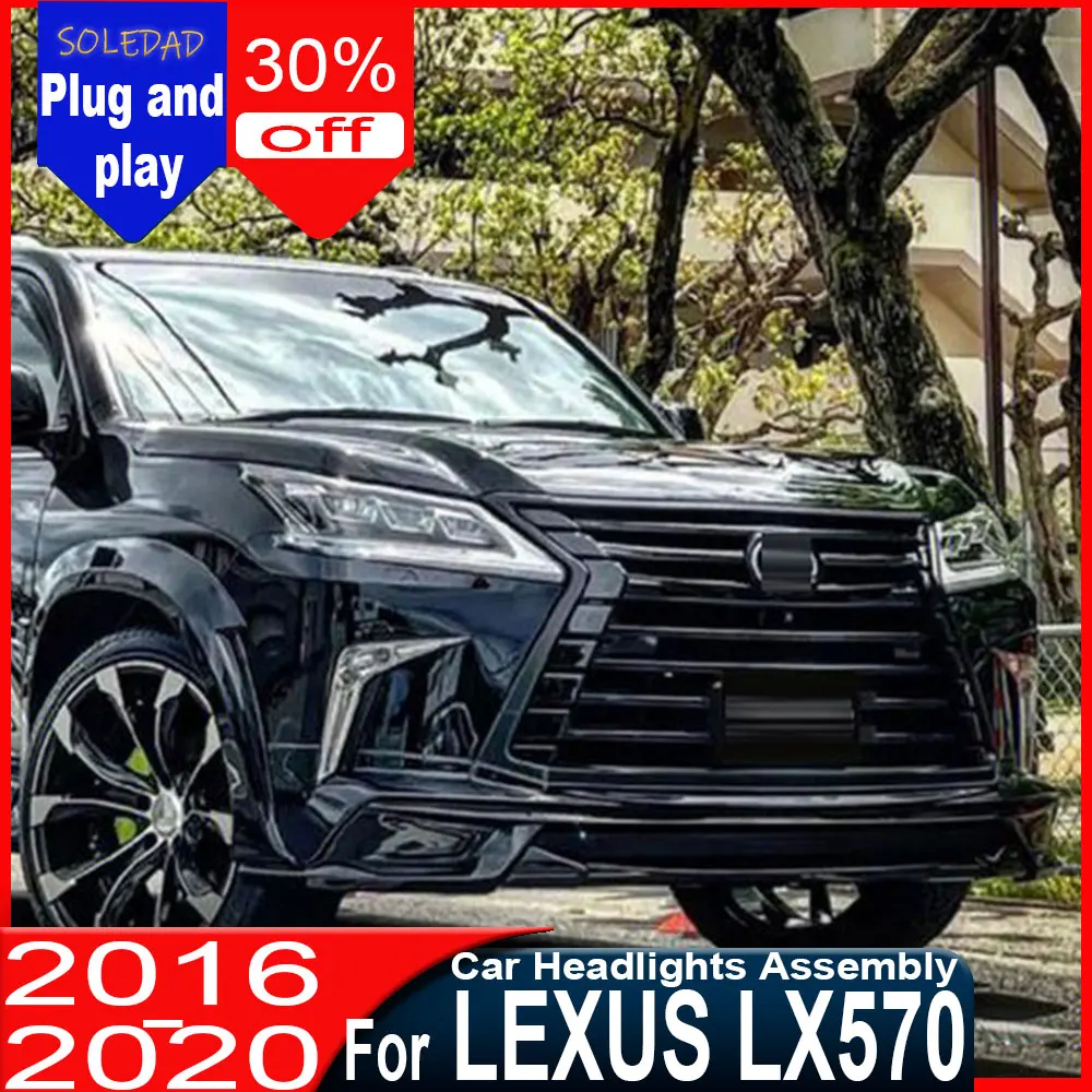 Car LED Headlights For Lexus LX LX570 2016 2017 2018 2019 2020 Full LED new style Headlamp Assembly Upgrade Projector Lens
Car LED Headlights For Lexus LX LX570 2016 2017 2018 2019 2020 Full LED new style Headlamp Assembly Upgrade Projector Lens