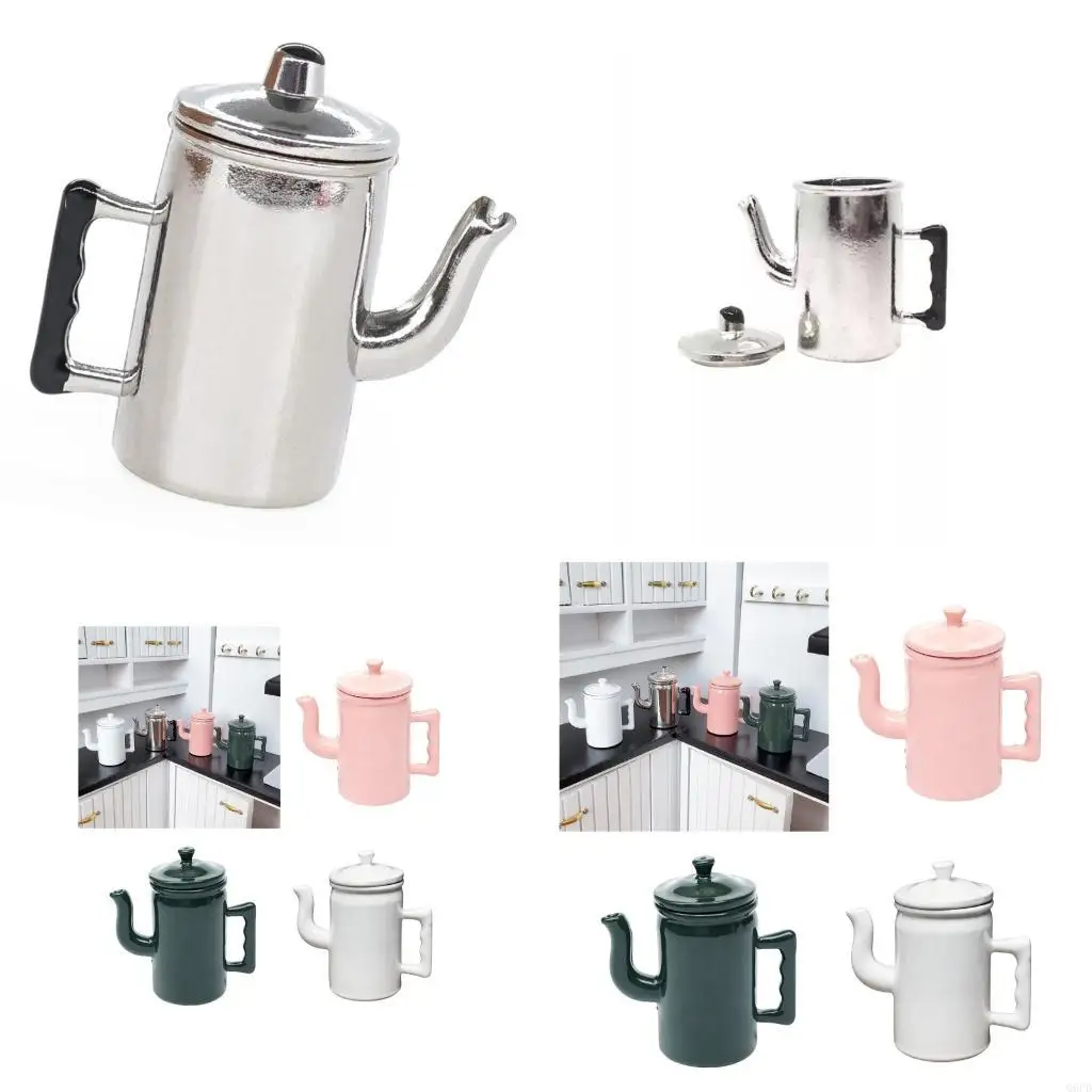 Miniature Retro Kitchen Accessory Metal Coffee Kettle With Removable Cover
Miniature Retro Kitchen Accessory Metal Coffee Kettle With Removable Cover