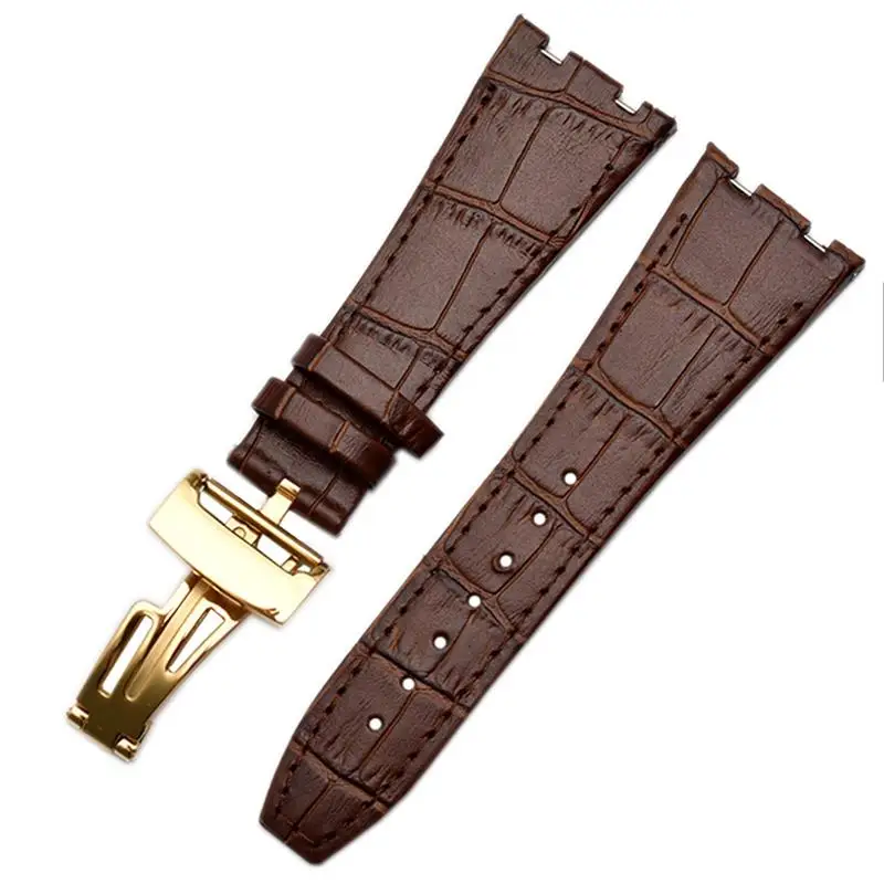 NFR For AP 15400 wrist straps 26mm watchband Genuine Leather Handmade Watch Band with steel deployment buckle
NFR For AP 15400 wrist straps 26mm watchband Genuine Leather Handmade Watch Band with steel deployment buckle