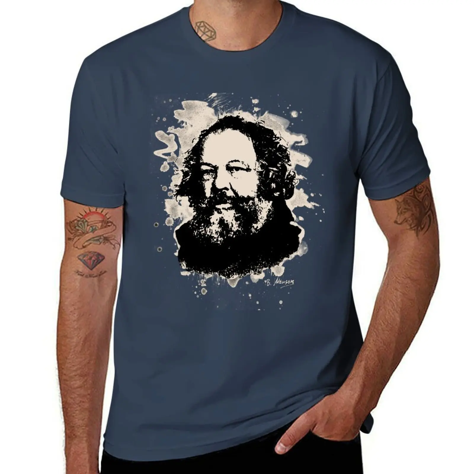 Bakunin T-Shirt Anti-Wrinkle Short Sleeve T-Shirt
Bakunin T-Shirt Anti-Wrinkle Short Sleeve T-Shirt