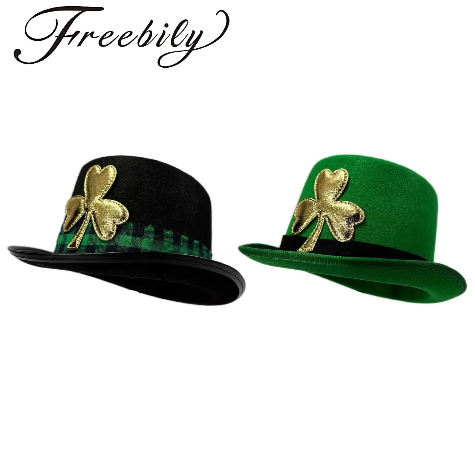 Green Leprechaun Gold Shamrock Top Hat Fancy Ball Parties Dress Accessory for Festival St Patrick Day for Women Men
Green Leprechaun Gold Shamrock Top Hat Fancy Ball Parties Dress Accessory for Festival St Patrick Day for Women Men