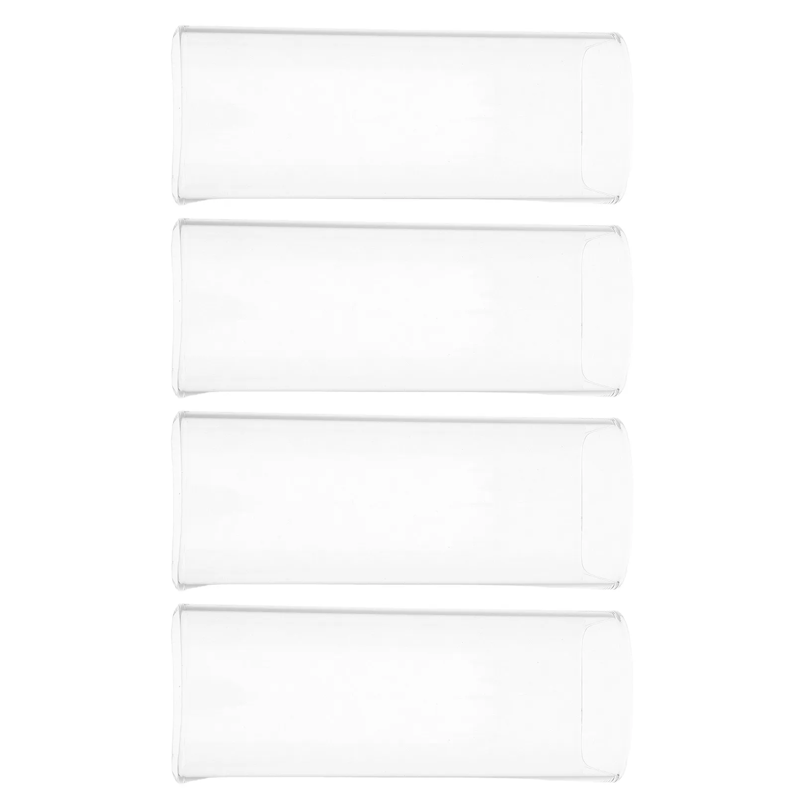 4Pcs Transparent Windproof Glass Lampshades Square Cylinder Open-Ended Bottomless Holder for Wedding Table Party
4Pcs Transparent Windproof Glass Lampshades Square Cylinder Open-Ended Bottomless Holder for Wedding Table Party