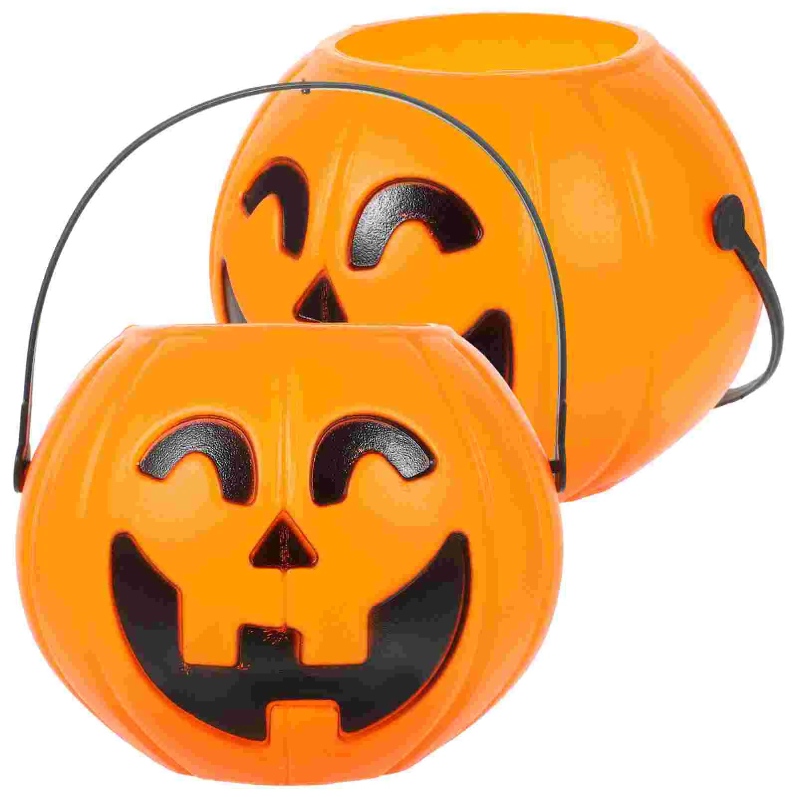 2Pcs 17cm Halloween Portable Pumpkin Bucket Children Trick or Treat Pumpkin Candy Pail Holder pumpkin candy holder
2Pcs 17cm Halloween Portable Pumpkin Bucket Children Trick or Treat Pumpkin Candy Pail Holder pumpkin candy holder