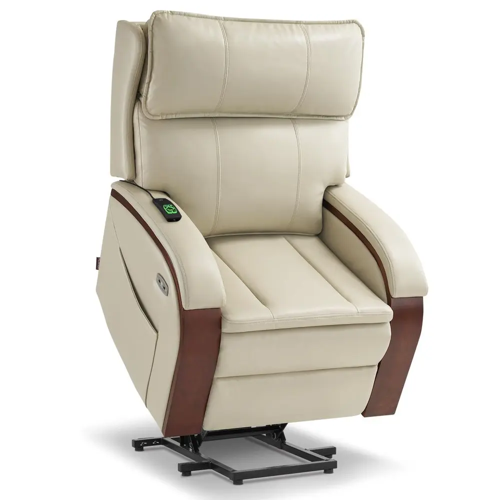Power Lift Recliner Chair Sofa with Massage and Heat, Adjustable Headrest for Elderly People, Solid Wood Armrest, USB Ports, Si
Power Lift Recliner Chair Sofa with Massage and Heat, Adjustable Headrest for Elderly People, Solid Wood Armrest, USB Ports, Si
