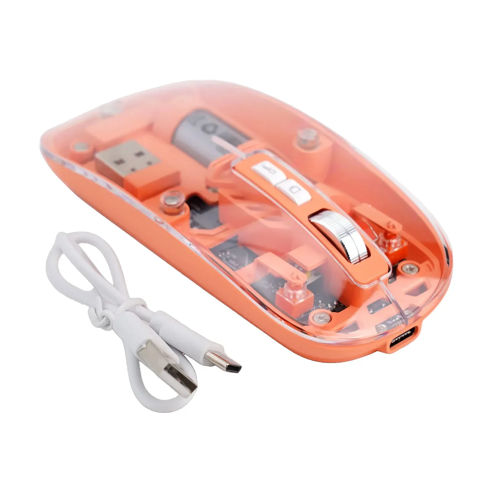Battery Transparent Mouse Transparent Design Type C Charging Interface Battery Display Light Bluetooth Compatible
Battery Transparent Mouse Transparent Design Type C Charging Interface Battery Display Light Bluetooth Compatible