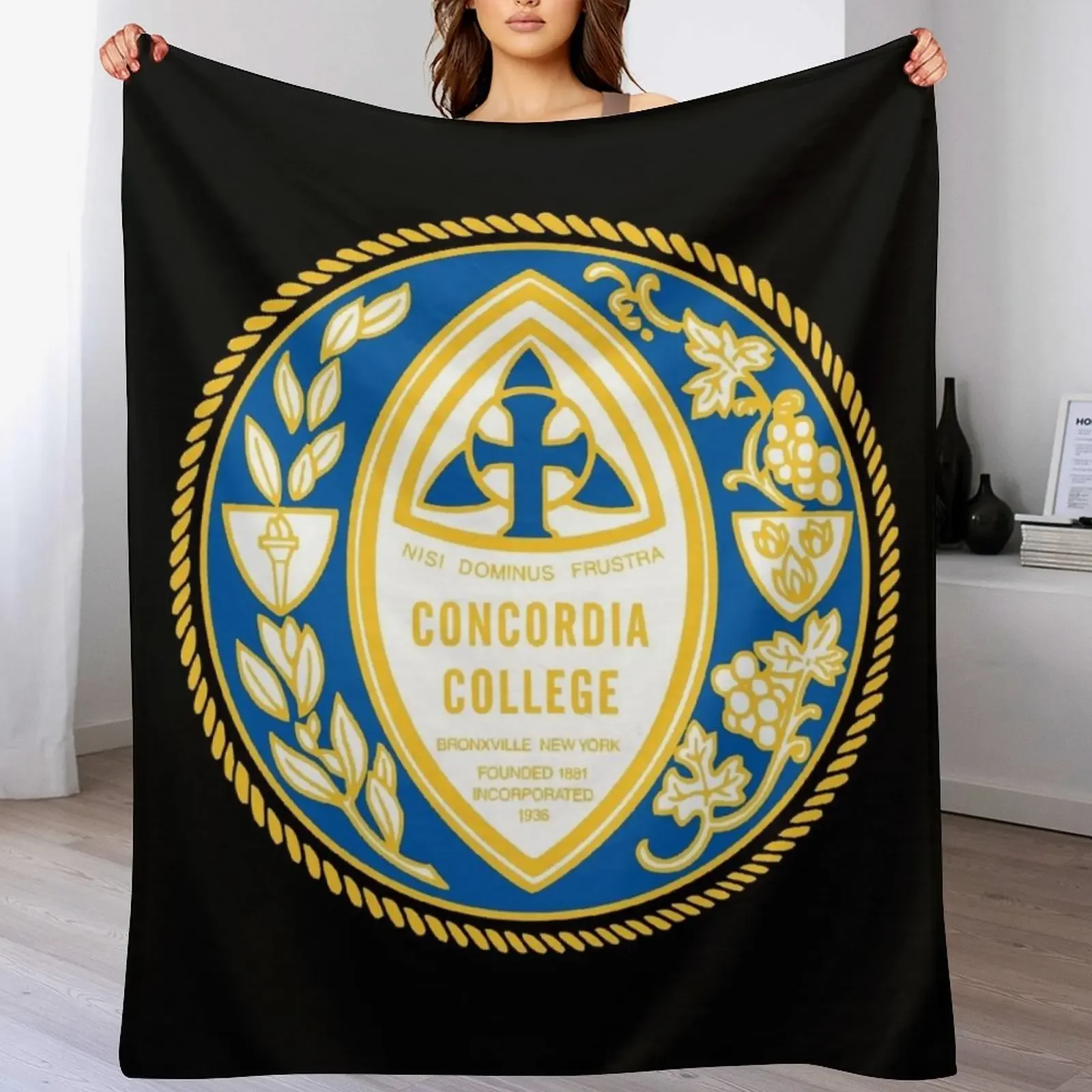 Concordia College Conservatory Throw Blanket Warm Comfortable Blanket Gift for Parents Friends
Concordia College Conservatory Throw Blanket Warm Comfortable Blanket Gift for Parents Friends