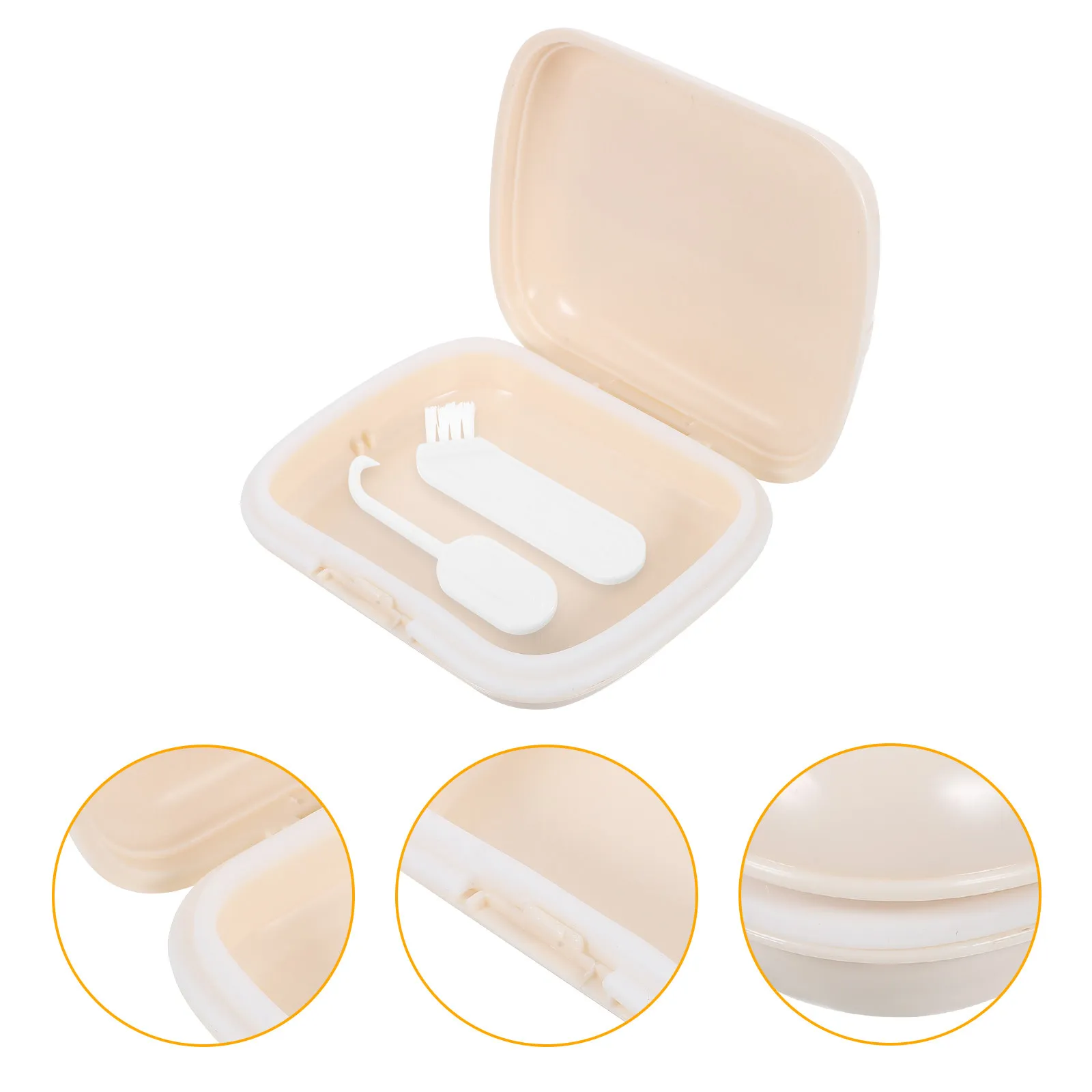 Набор из 1 портативного силиконового футляра для ретейнеров, компактный дорожный контейнер для ортодонтических аппаратов, защитный чехол для зубных протезов и капп для использования вне дома
Набор из 1 портативного силиконового футляра для ретейнеров, компактный дорожный контейнер для ортодонтических аппаратов, защитный чехол для зубных протезов и капп для использования вне дома