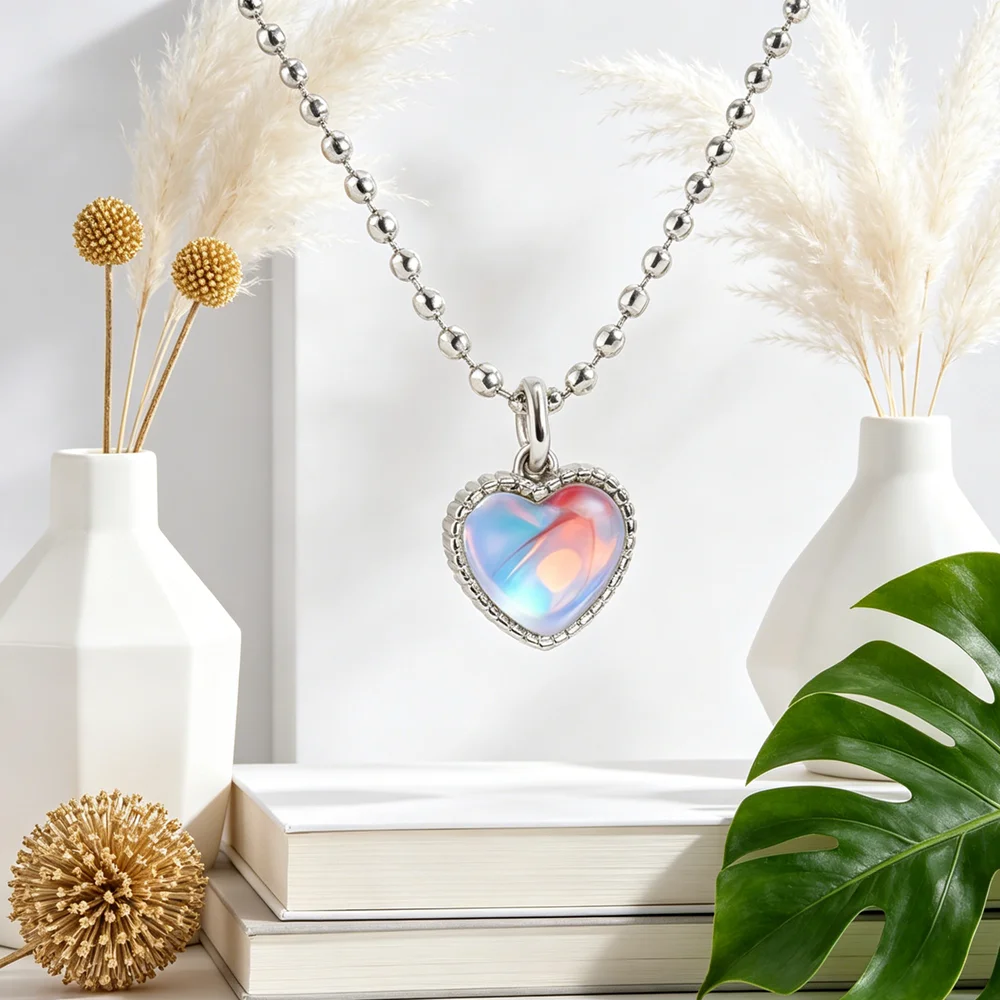 Real 925 Sterling Silver Sweet Double Layer Design Lovely Shiny Moonlight Stone Classic Silver Necklace For Women Girls Jewelry
Real 925 Sterling Silver Sweet Double Layer Design Lovely Shiny Moonlight Stone Classic Silver Necklace For Women Girls Jewelry