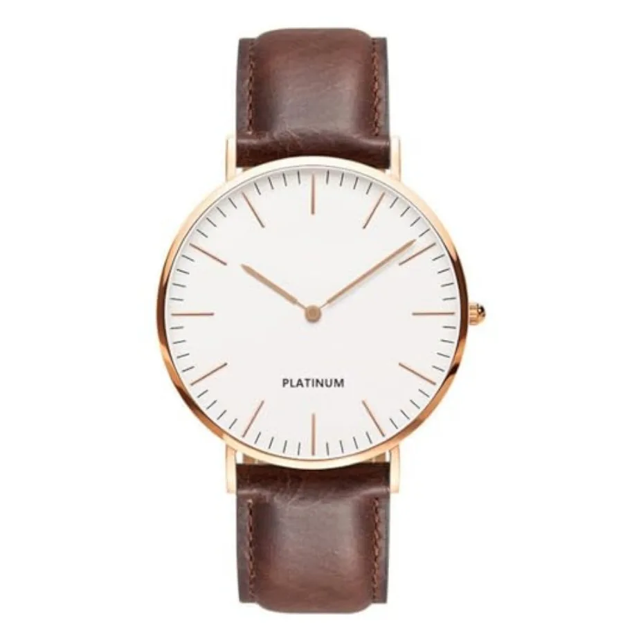 Men's Ultra Slim Watch, Minimalist Fashion Simple Analog Quartz Wrist Watch for Men Easy to Read with Leather Strap
Men's Ultra Slim Watch, Minimalist Fashion Simple Analog Quartz Wrist Watch for Men Easy to Read with Leather Strap