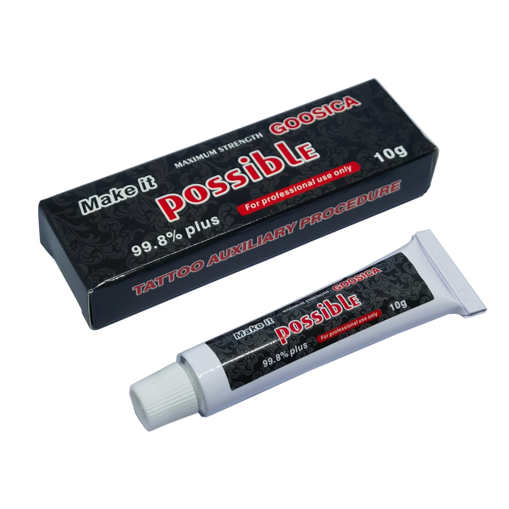 Newest 99.5% Goosica plus Tattoo Cream Before Permanent Makeup Microblading Piercing Eyebrow Lips Liner 10g
Newest 99.5% Goosica plus Tattoo Cream Before Permanent Makeup Microblading Piercing Eyebrow Lips Liner 10g