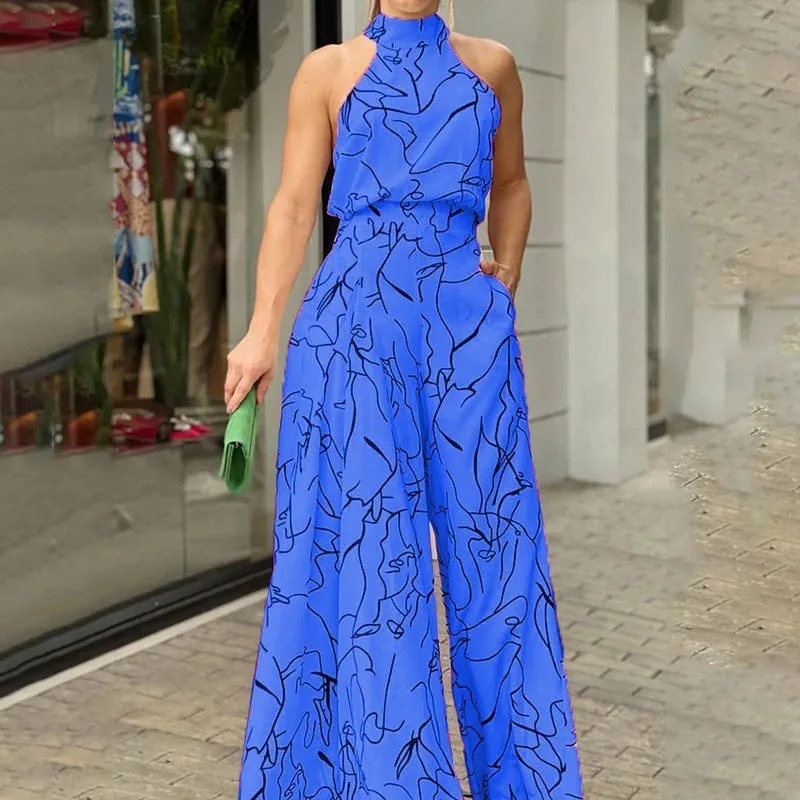 2025 Spring and Summer New Women's Temperament Elegant Personality High Waist Sleeveless Round Neck Sexy Wide Leg Jumpsuit Women
2025 Spring and Summer New Women's Temperament Elegant Personality High Waist Sleeveless Round Neck Sexy Wide Leg Jumpsuit Women