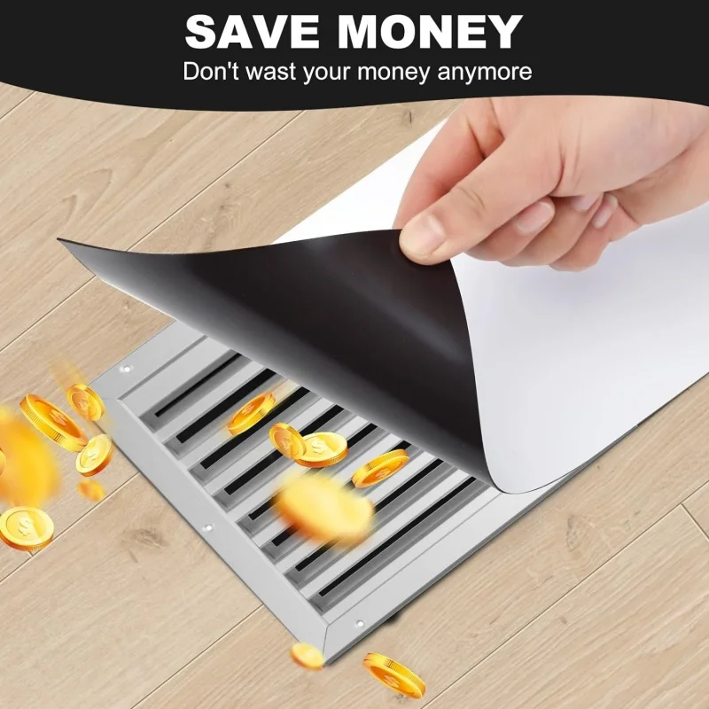 Magnetic Vent Cover 14x30cm Thicken Ventilation Cover Flexible Magnet Sheet for Prevent Air Passing Through Lightweight Grille
Magnetic Vent Cover 14x30cm Thicken Ventilation Cover Flexible Magnet Sheet for Prevent Air Passing Through Lightweight Grille
