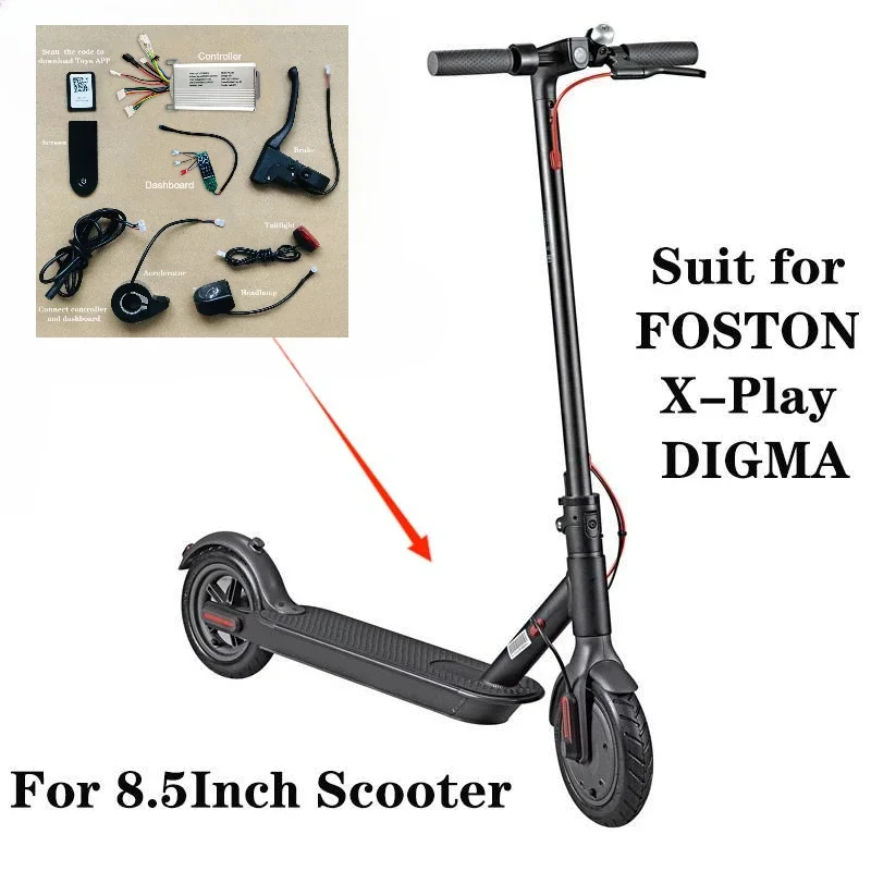 8.5 Inch Universal Controller 36V 350W Smart Scooter Controller with Bluetooth APP Control, for FOSTON X-Play DIGMA, 30km/h Max
8.5 Inch Universal Controller 36V 350W Smart Scooter Controller with Bluetooth APP Control, for FOSTON X-Play DIGMA, 30km/h Max
