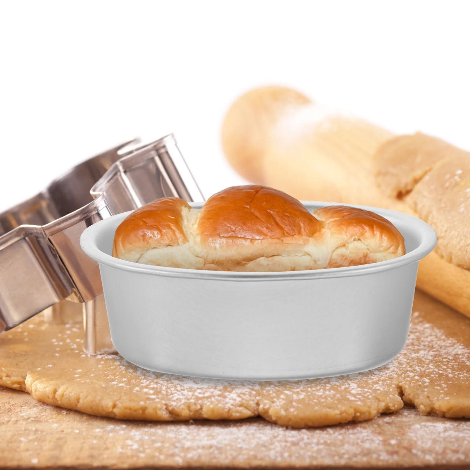 4 Pcs Cake Mold Loaf Pan Nonstick Pans Baking Molds for Oven Oval Aluminum Alloy Shape
4 Pcs Cake Mold Loaf Pan Nonstick Pans Baking Molds for Oven Oval Aluminum Alloy Shape