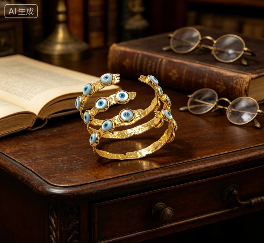 WT-MPB112 2024 Hot Saling Eye Of The Devil Design Hip Hop Style Fashion And Personalized Bracelet 18K Gold Plated Bangle
WT-MPB112 2024 Hot Saling Eye Of The Devil Design Hip Hop Style Fashion And Personalized Bracelet 18K Gold Plated Bangle