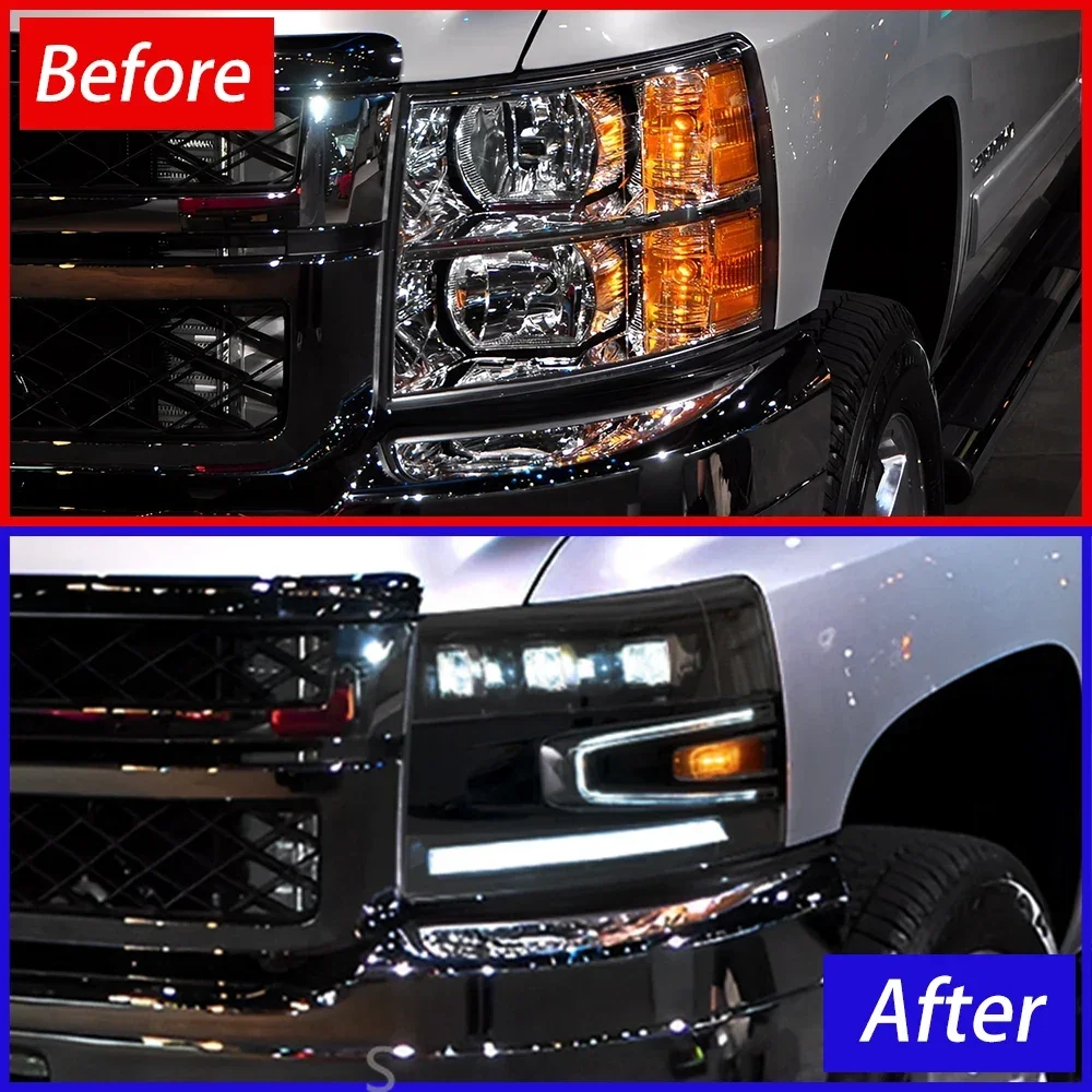 Автомобильные передние фонари для Chevrolet Silverado 2007-2013, обновленная сборка автомобильных фар, высококачественные светодиодные 3 линзы проектора, аксессуары
Автомобильные передние фонари для Chevrolet Silverado 2007-2013, обновленная сборка автомобильных фар, высококачественные светодиодные 3 линзы проектора, аксессуары