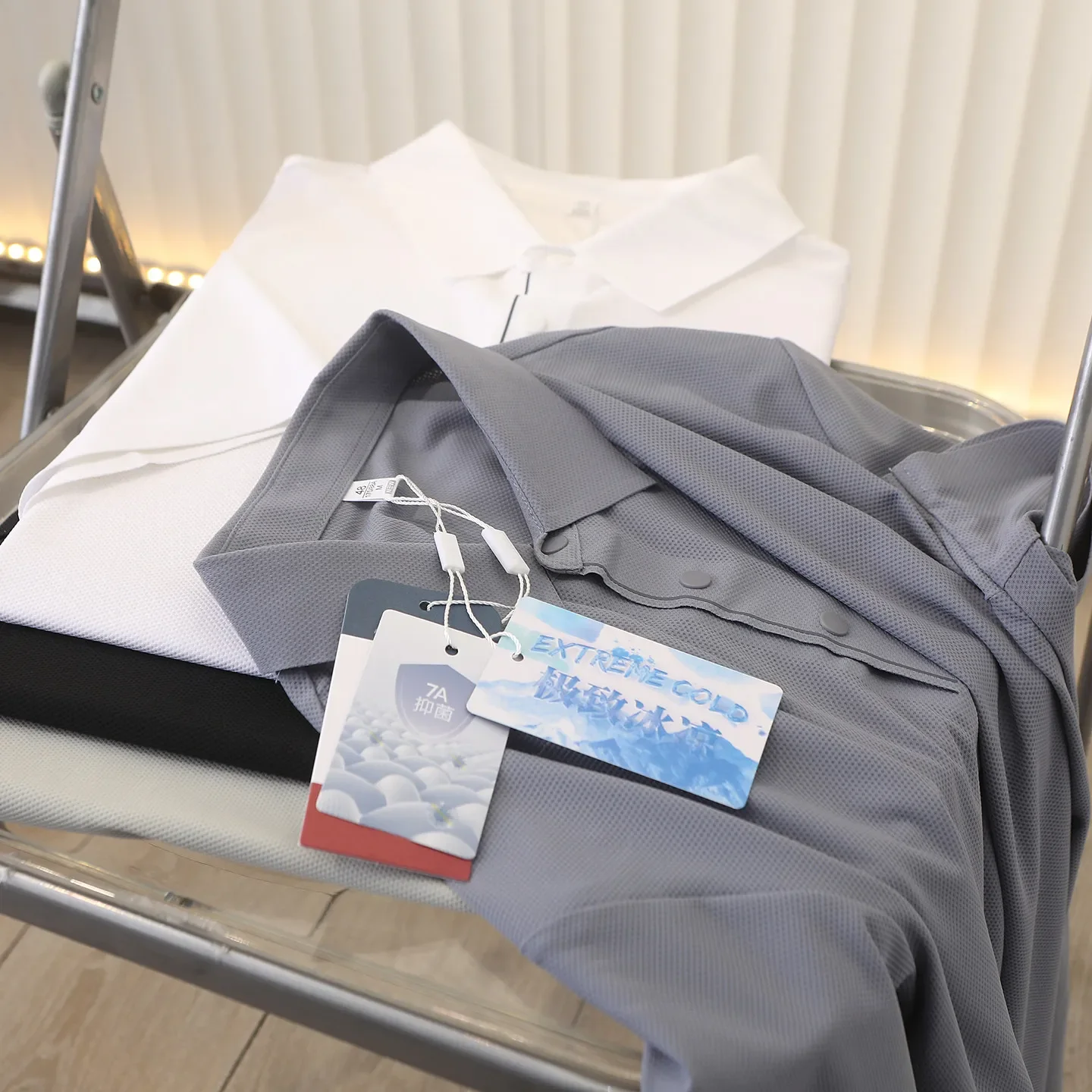 Antibacterial! High elasticity on all sides, dry and silky men's summer breathable short-sleeved T-shirt POLO shirt
Antibacterial! High elasticity on all sides, dry and silky men's summer breathable short-sleeved T-shirt POLO shirt