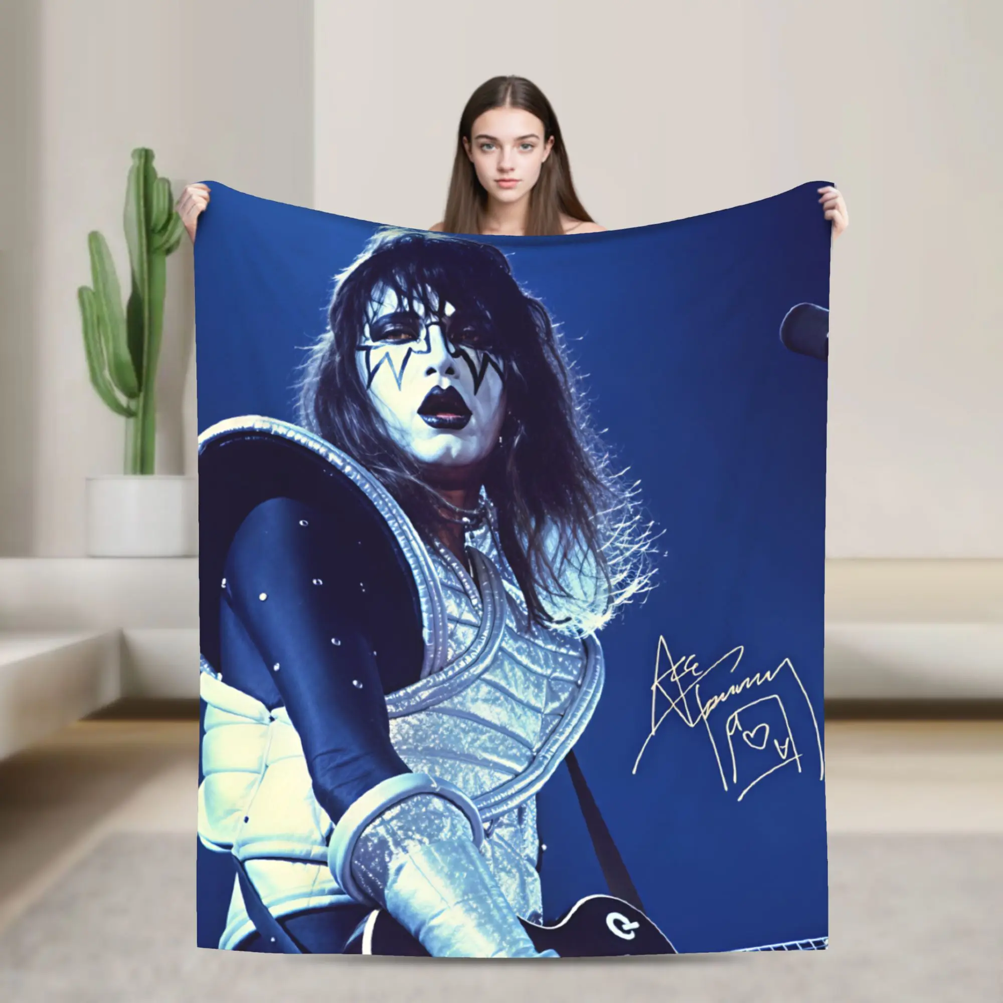 Ace Frehley of Kiss Blankets Quality Soft Warm Throw Blanket Winter Travel Outdoor Print Bedspread
Ace Frehley of Kiss Blankets Quality Soft Warm Throw Blanket Winter Travel Outdoor Print Bedspread