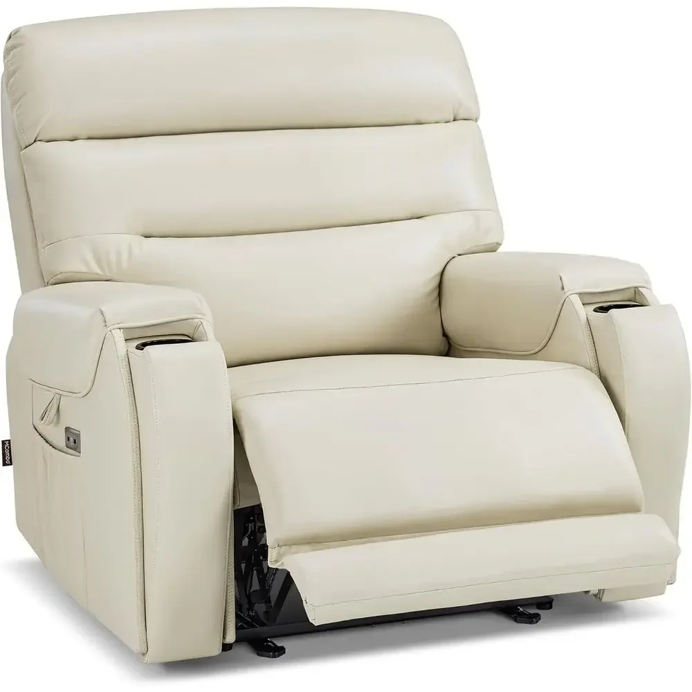 Extra-Large Zero Gravity Recliner with Heat Massage, USB Ports, and Cup Holders (Cream)
Extra-Large Zero Gravity Recliner with Heat Massage, USB Ports, and Cup Holders (Cream)