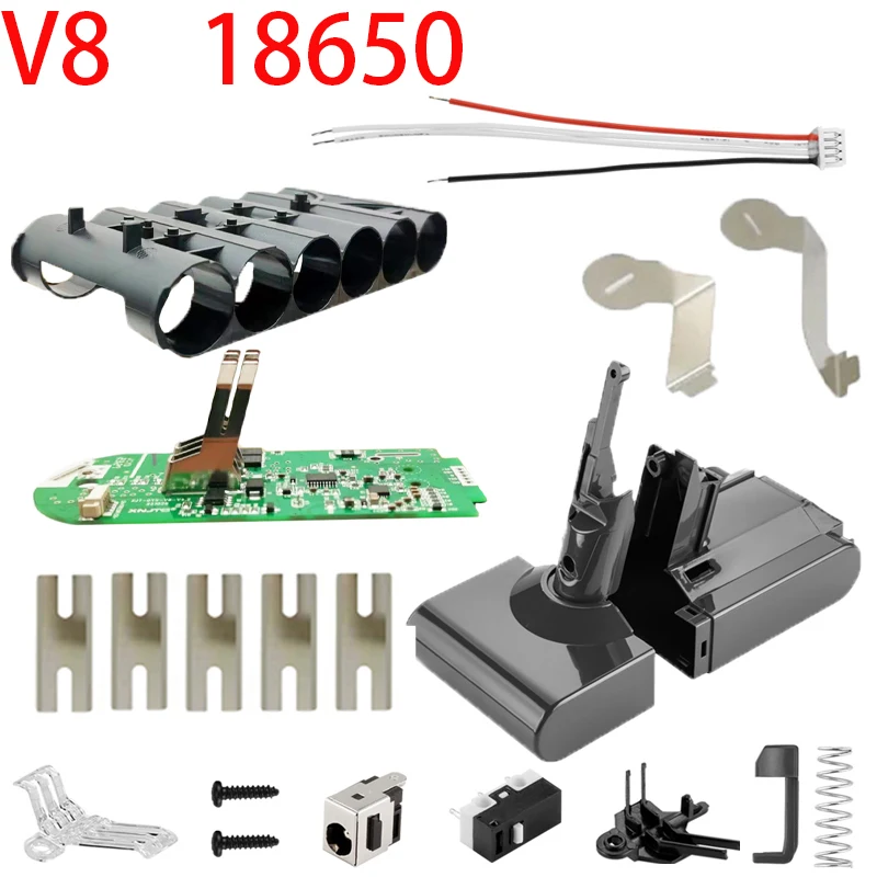 For Dyson V8 21.6V Absolute Animal Speciality Vacuum Cleaner 18650 Li-ion Battery Plastic Housing PCB Charging Protection Board
For Dyson V8 21.6V Absolute Animal Speciality Vacuum Cleaner 18650 Li-ion Battery Plastic Housing PCB Charging Protection Board