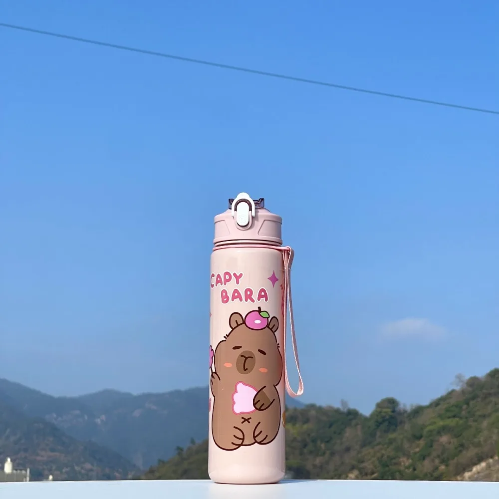 800ml Capybara Water Bottles Cartoon Large Capacity Transparent Plastic Cup Milk Cup Straw Cup Capybara Drinking Bottle Juice
800ml Capybara Water Bottles Cartoon Large Capacity Transparent Plastic Cup Milk Cup Straw Cup Capybara Drinking Bottle Juice