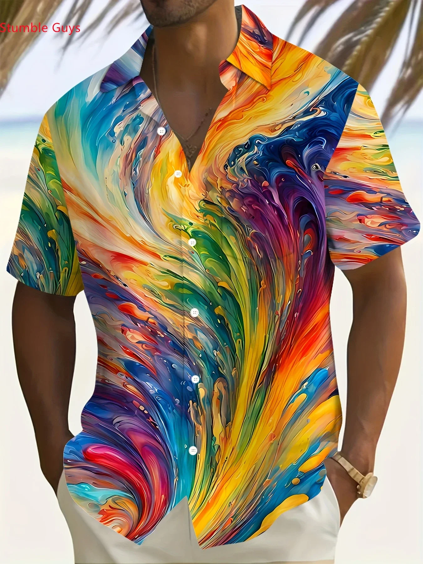 Men's Fashion Print Hawaiian Shirt Summer Casual Man Short Sleeve Tropical Beach Wear Stylish Lightweight Party Tops
Men's Fashion Print Hawaiian Shirt Summer Casual Man Short Sleeve Tropical Beach Wear Stylish Lightweight Party Tops