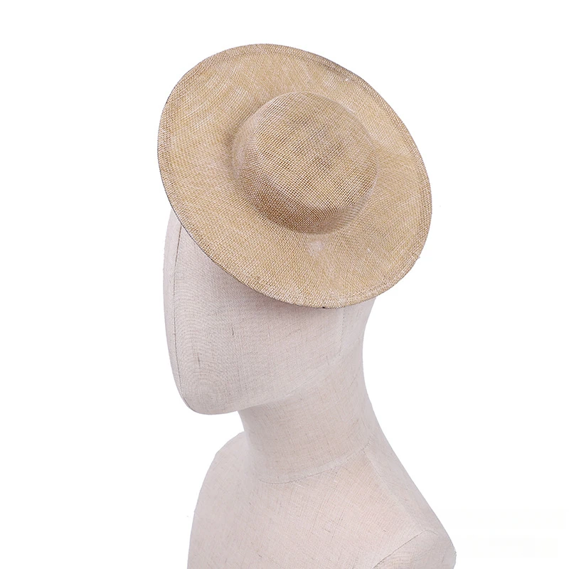 British Style Bride Headwear Party Small Imitation Straw Hats Woman Fascinator Tea Party Sinamay Blank Hat Base Accessory
British Style Bride Headwear Party Small Imitation Straw Hats Woman Fascinator Tea Party Sinamay Blank Hat Base Accessory