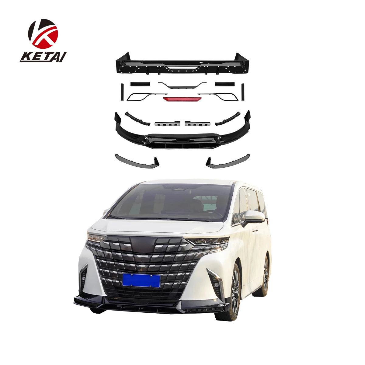 Высококачественный Toyota Alphard 40 Series KT Design AeroKit, передний задний диффузор для Toyota 2024+
Высококачественный Toyota Alphard 40 Series KT Design AeroKit, передний задний диффузор для Toyota 2024+