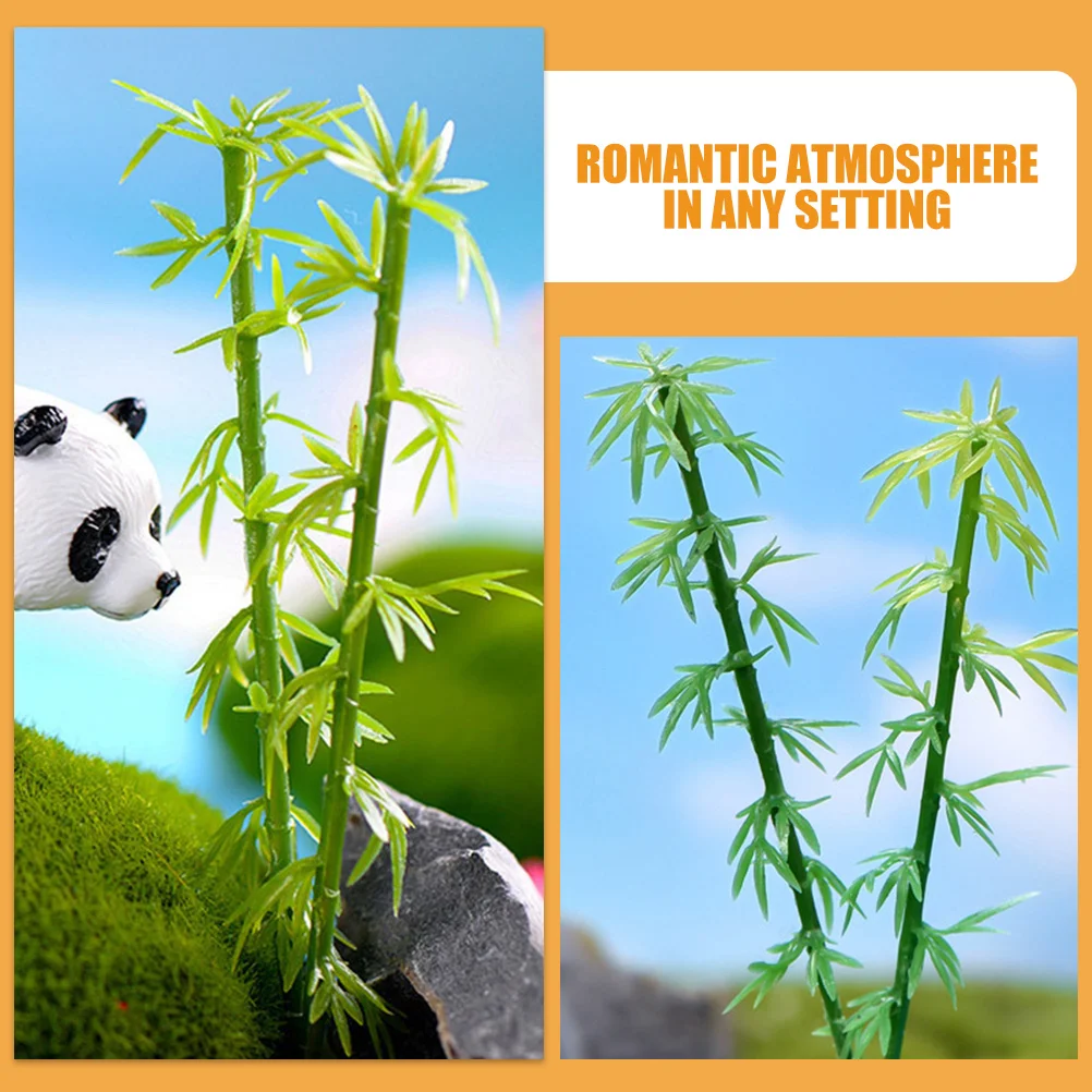 12 Pcs 15cm Simulated Bamboo Plug-in Mini Decor Faux Micro Landscape Model Fake Greenery Artificial Plants Accessories
12 Pcs 15cm Simulated Bamboo Plug-in Mini Decor Faux Micro Landscape Model Fake Greenery Artificial Plants Accessories