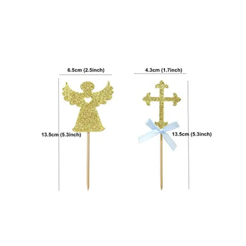 24 Pcs/2 Angel Cake Topper Wedding Cupcake Decor Cross Picks Toppers Christmas Decorations
24 Pcs/2 Angel Cake Topper Wedding Cupcake Decor Cross Picks Toppers Christmas Decorations