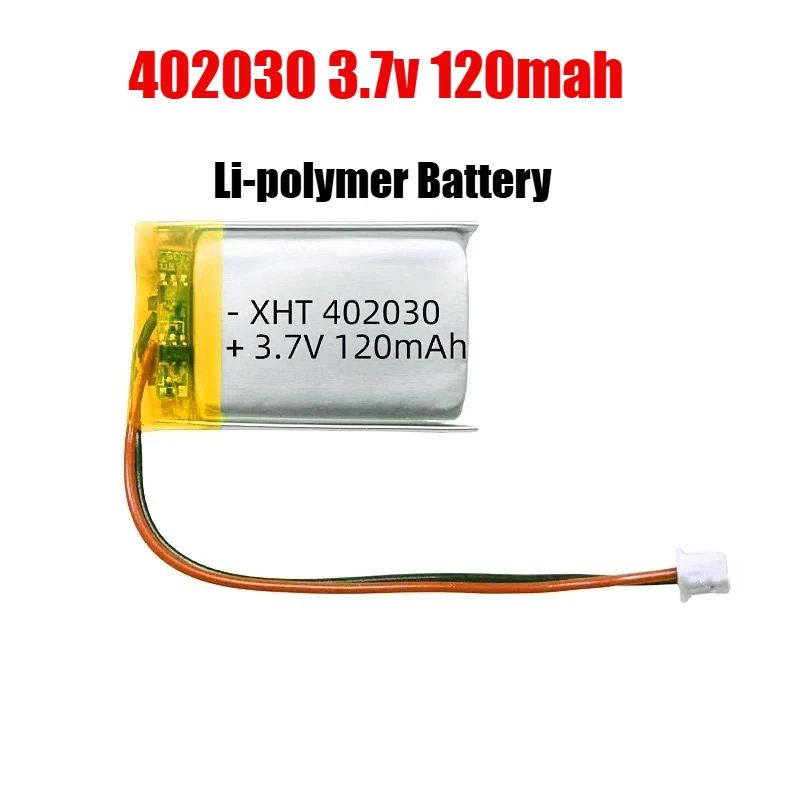 1-4pcs 402030 Battery 120mAh 3.7V Lithium Polymer Battery for Smart Watch Flashlight Electric Toy Wireless Headset Speaker
1-4pcs 402030 Battery 120mAh 3.7V Lithium Polymer Battery for Smart Watch Flashlight Electric Toy Wireless Headset Speaker