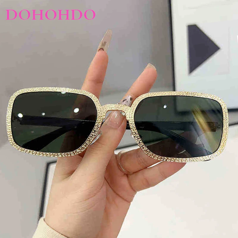 Trendy Vintage Small Square Metal Frame Women Sunglasses Fashion Luxury Designer Men Sunglass Travel Driving Shades Female UV400
Trendy Vintage Small Square Metal Frame Women Sunglasses Fashion Luxury Designer Men Sunglass Travel Driving Shades Female UV400