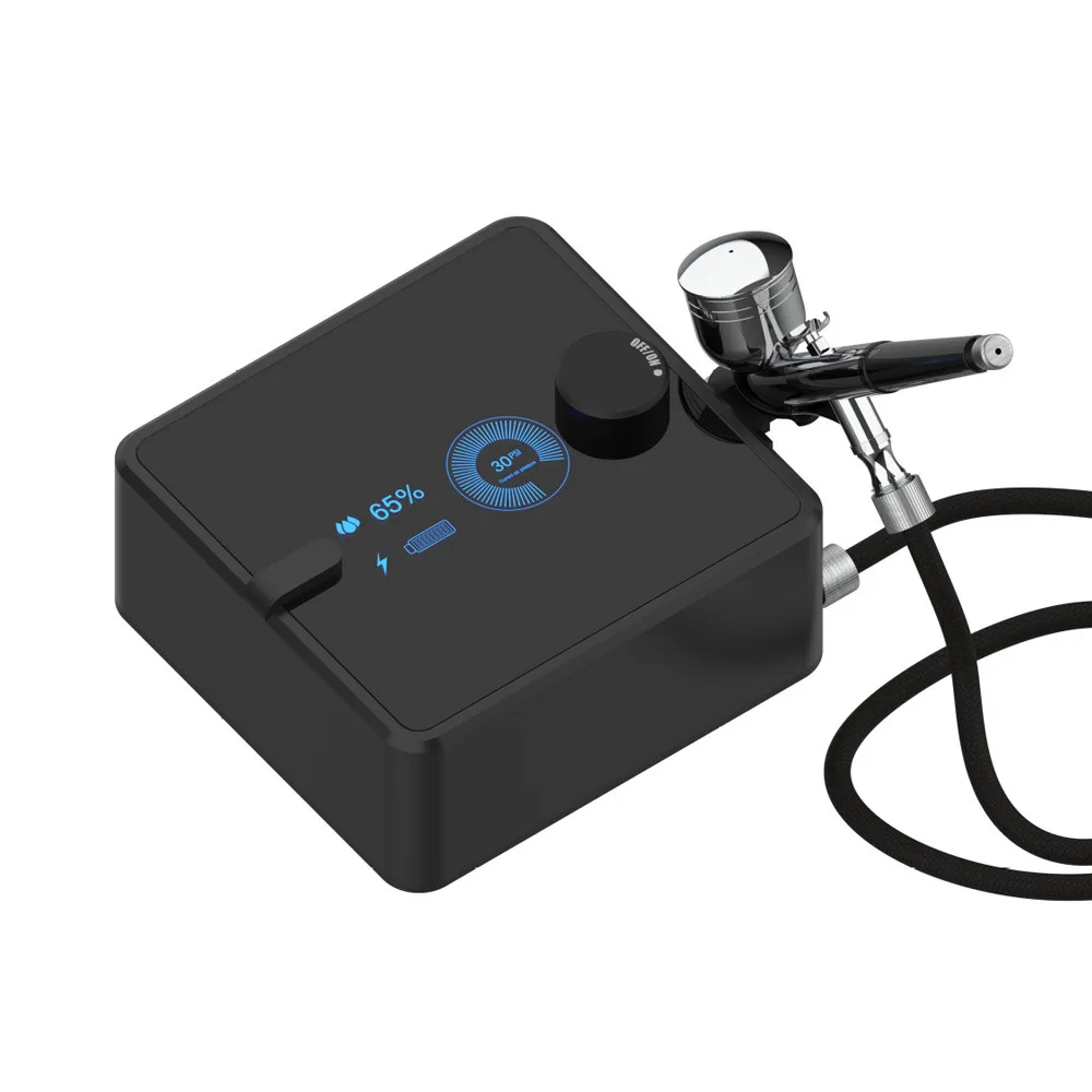 Digital Display Auto-Stop Airbrush Compressor Kit with Mini Spray Gun for Model Painting, Nail Art & Tattoo
Digital Display Auto-Stop Airbrush Compressor Kit with Mini Spray Gun for Model Painting, Nail Art & Tattoo