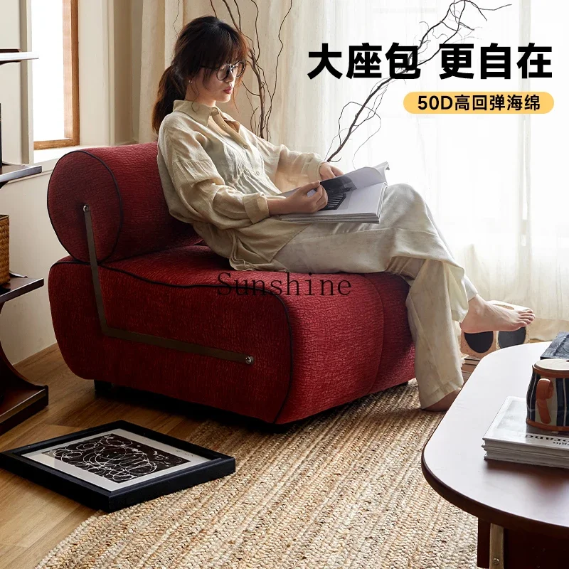 Single fabric sofa Small apartment Lazy person can sleep and lie down Living room leisure chair Home FT
Single fabric sofa Small apartment Lazy person can sleep and lie down Living room leisure chair Home FT