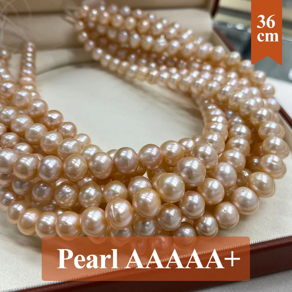 AAAAA+ Natural Freshwater Pearls Bead Round 100% Real Pearl Loose Spacer Beaded for Making DIY Jewelry Necklace Bracelet 9-11mm
AAAAA+ Natural Freshwater Pearls Bead Round 100% Real Pearl Loose Spacer Beaded for Making DIY Jewelry Necklace Bracelet 9-11mm