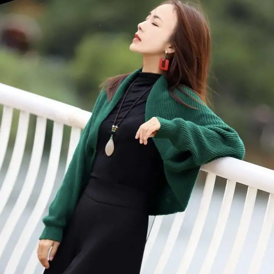 Ladies Fashionable Knitted Shawl Spring Autumn Lazy Style Coat Cardigan Sweater Outerwear Warm Woolen Simulation Fa...
Ladies Fashionable Knitted Shawl Spring Autumn Lazy Style Coat Cardigan Sweater Outerwear Warm Woolen Simulation Fa...