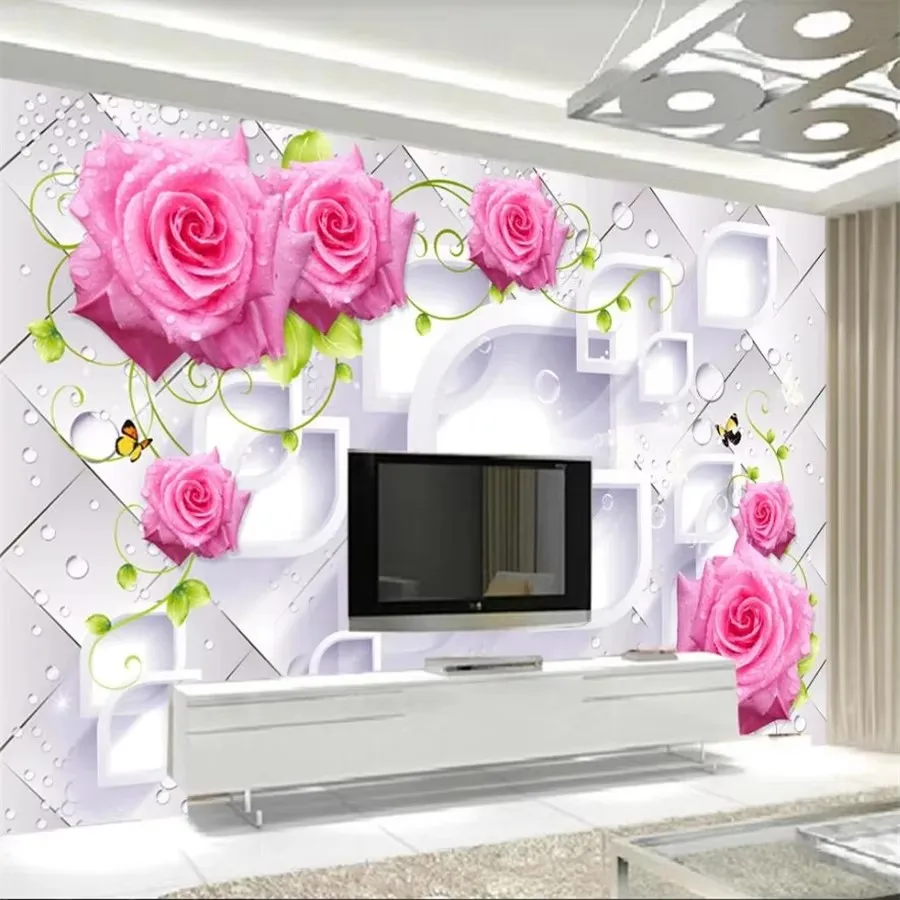 Обои на заказ, 3d фреска, капля воды, роза, лоза, элегантный розовый ТВ-фон, стена, мягкая упаковка, обои для гостиной, спальни
Обои на заказ, 3d фреска, капля воды, роза, лоза, элегантный розовый ТВ-фон, стена, мягкая упаковка, обои для гостиной, спальни
