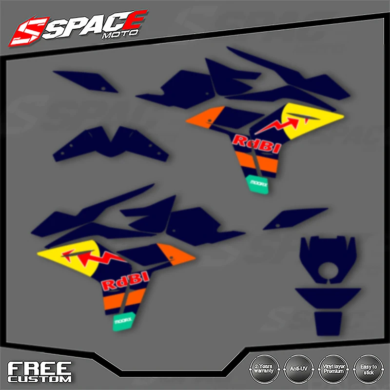 SPACE Custom Motorcycle Graphics For KTM 2022 2023 2024 RC 125 200 250 390 Decal Stickers Kits 001
SPACE Custom Motorcycle Graphics For KTM 2022 2023 2024 RC 125 200 250 390 Decal Stickers Kits 001
