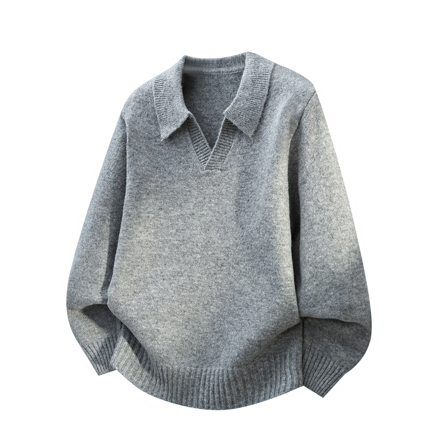 Retro Collared Knitwear Men's Loose High-End American Casual Sweater Autumn Winter Inner Wear Thiened Knitted irt
Retro Collared Knitwear Men's Loose High-End American Casual Sweater Autumn Winter Inner Wear Thiened Knitted irt