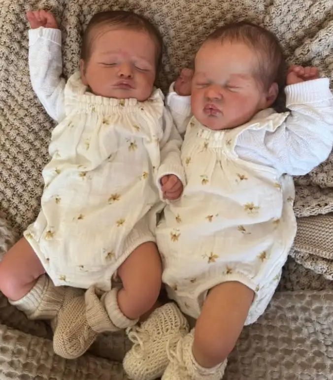 48cm Already Painted Reborn Rosalie Sleeping Baby DIY Doll Kit 3D Painted with Cloth Body Painted Hair or Rooted Hair
48cm Already Painted Reborn Rosalie Sleeping Baby DIY Doll Kit 3D Painted with Cloth Body Painted Hair or Rooted Hair