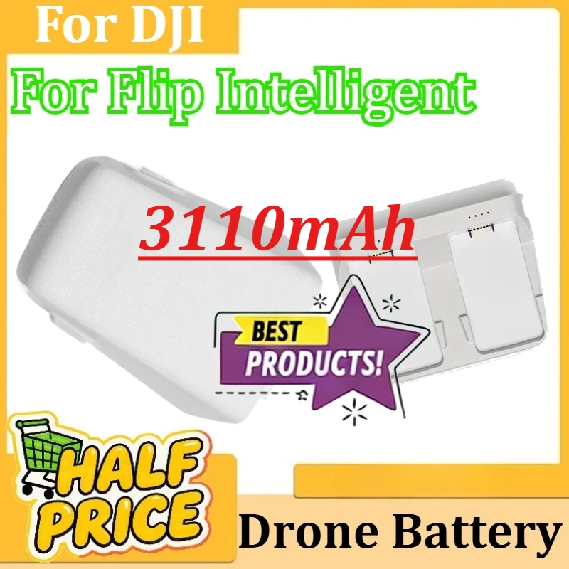 Интеллектуальный летный аккумулятор для DJI Flip, аккумуляторы для дрона DJI Flip с параллельной зарядкой, 3110 мАч
Интеллектуальный летный аккумулятор для DJI Flip, аккумуляторы для дрона DJI Flip с параллельной зарядкой, 3110 мАч