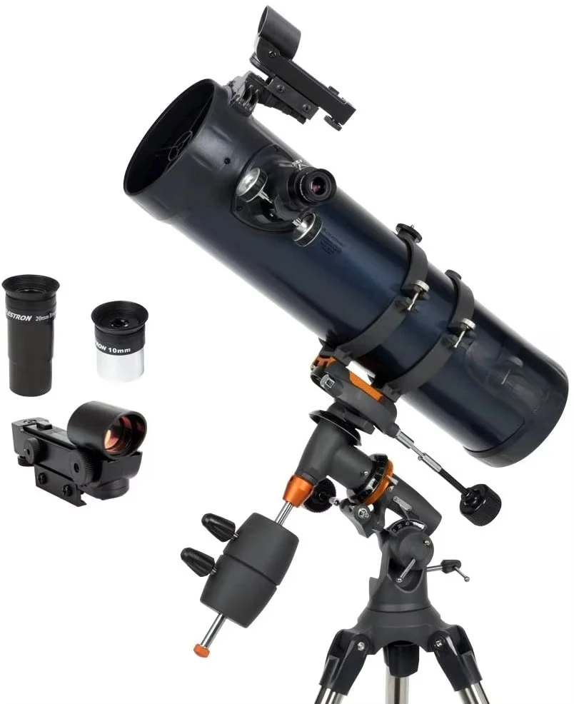 Celestron - AstroMaster 130EQ Newtonian Telescope - Reflector Telescope for Beginners Telescope Astronomical 130
Celestron - AstroMaster 130EQ Newtonian Telescope - Reflector Telescope for Beginners Telescope Astronomical 130