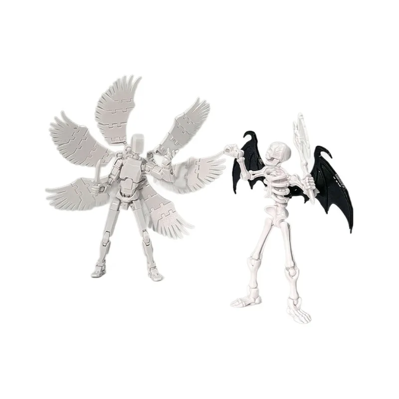 Six-winged Archangel Human Skull Multi-Jointed Doll, DIY Assembly Toy, Funny Desktop Ornament, Portable Craft Gift for Collector
Six-winged Archangel Human Skull Multi-Jointed Doll, DIY Assembly Toy, Funny Desktop Ornament, Portable Craft Gift for Collector