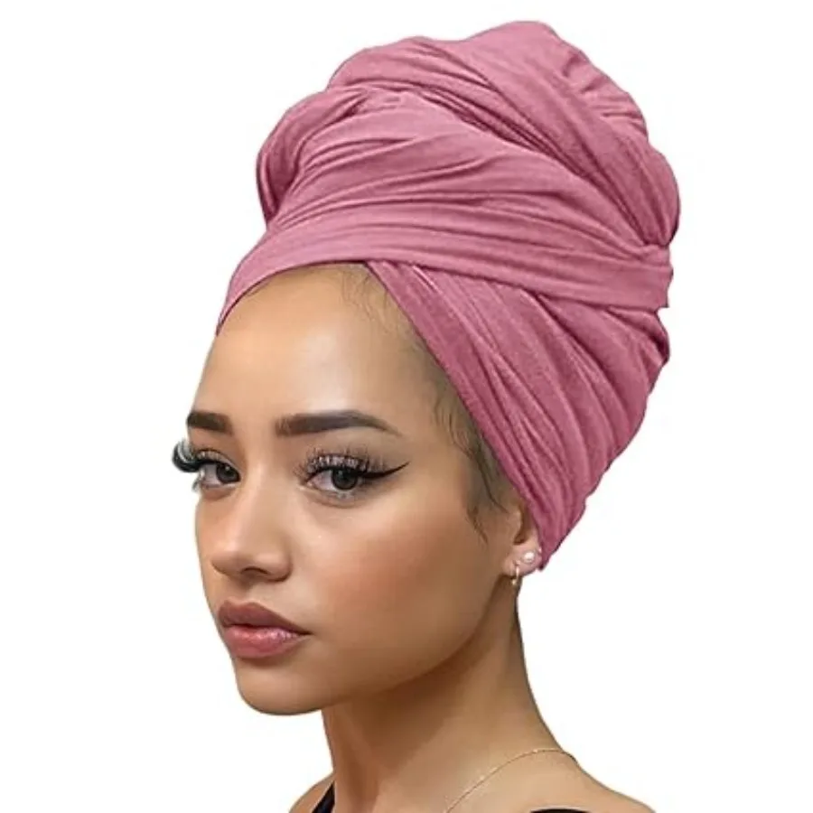 Stretch Head Scarfs Headbands for Muslim Soft Breathable Head Wraps Turbans Long Hair Hijab Scarves for Women(Pink)
Stretch Head Scarfs Headbands for Muslim Soft Breathable Head Wraps Turbans Long Hair Hijab Scarves for Women(Pink)