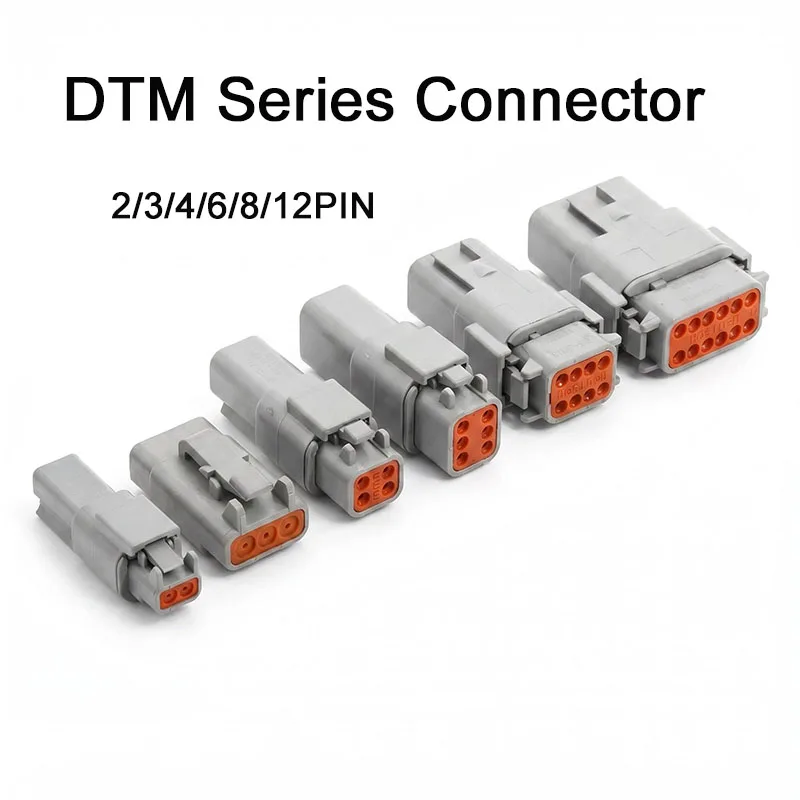 10Sets DTM Series Connector Deutsch 2/3/4/6/8/12PIN Male Female Head Wiring Terminal Wiring Harness Docking Plug DTM04-12PA
10Sets DTM Series Connector Deutsch 2/3/4/6/8/12PIN Male Female Head Wiring Terminal Wiring Harness Docking Plug DTM04-12PA