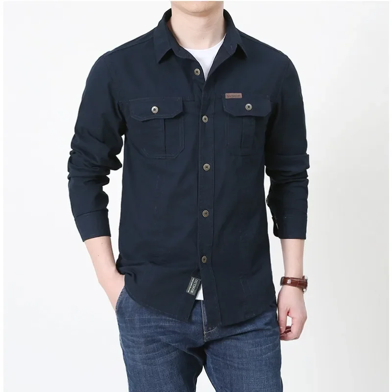 Long Sleeve Shirts Man Outdoor Luxury Brand Men Checkered Shirt Social Casual Men's Denim Fashion Male Mens Oversize Cotton Tee
Long Sleeve Shirts Man Outdoor Luxury Brand Men Checkered Shirt Social Casual Men's Denim Fashion Male Mens Oversize Cotton Tee