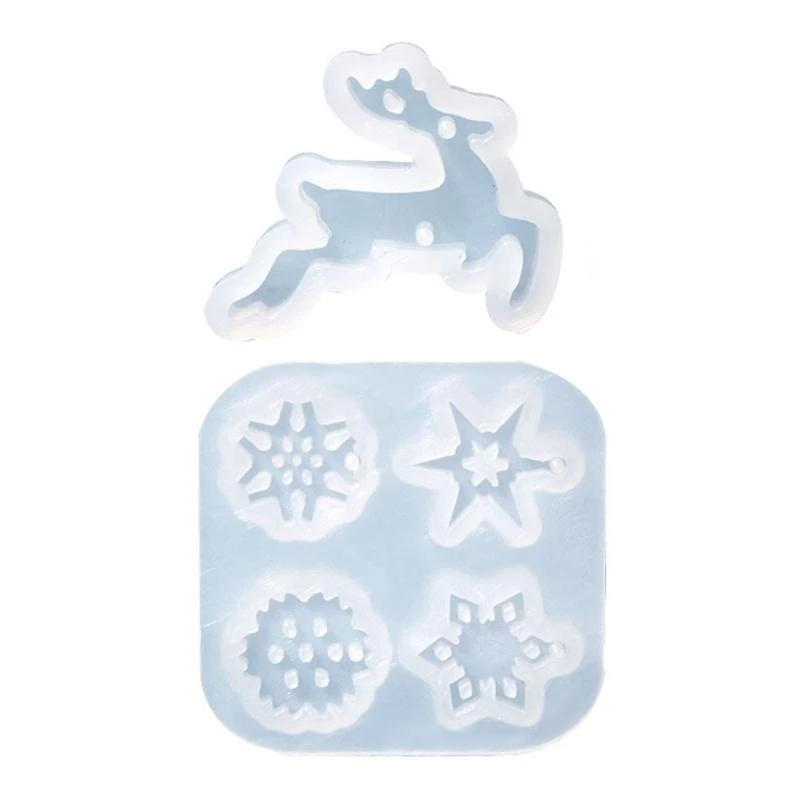 652F Silicone Molds Pendant Epoxy Resin Mould Christmas Epoxy Resin Mold DIY Jewelry Making Moulds for Christmas Decorations
652F Silicone Molds Pendant Epoxy Resin Mould Christmas Epoxy Resin Mold DIY Jewelry Making Moulds for Christmas Decorations