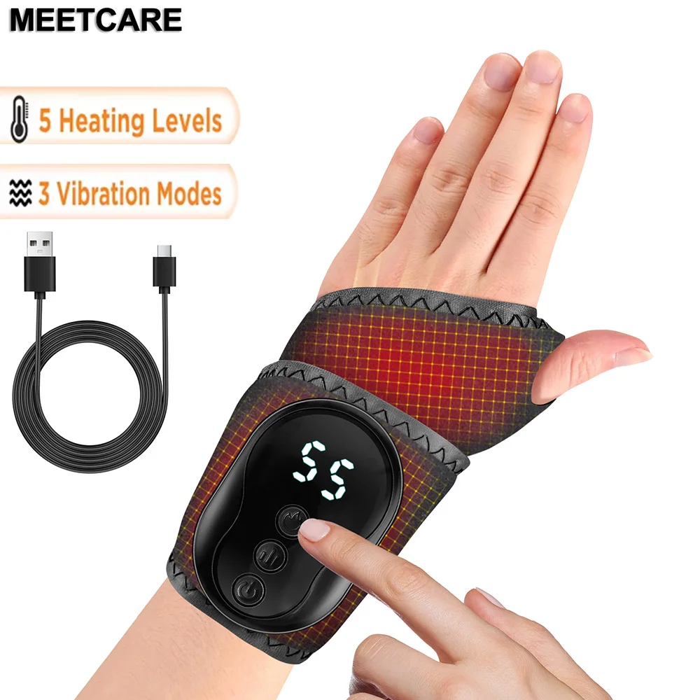 Electric Heating Wrist Massager Wrist Brace Protector Wrap Vibration Massage Relieves Fatigue Relief Massage Wrist Brace Hand
Electric Heating Wrist Massager Wrist Brace Protector Wrap Vibration Massage Relieves Fatigue Relief Massage Wrist Brace Hand